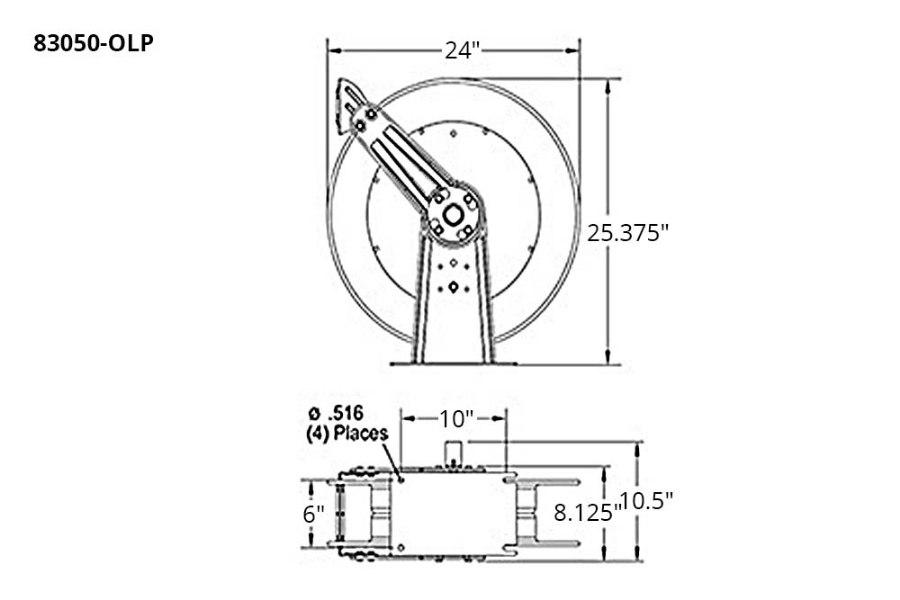 Picture of Reelcraft 80000 Series Air/Water Hose Reels