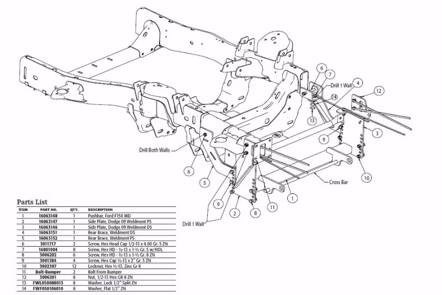 Picture of SnowDogg Mount 2009-2022 Dodge Ram Classic DS