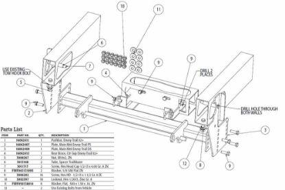 Picture of SnowDogg MD/MDII and VMD/VMDII Series Mount 2002-2009 GM Trailblazer/Envoy