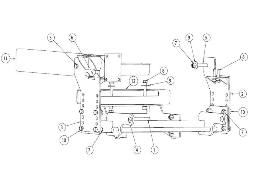 Picture of SnowDogg Mount 2000-2004 Toyota Tacoma