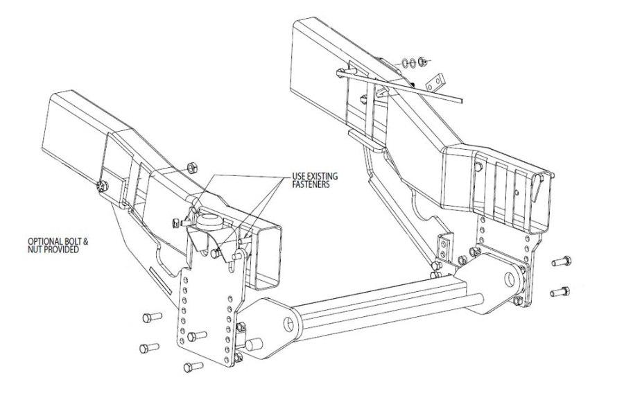 Picture of SnowDogg Mount Dodge RAM 1500/3500 1994-2002