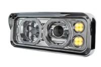Picture of Trux Rectangular Halo LED Projector Headlight Assembly