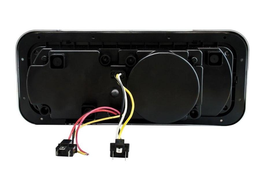 Picture of Trux Rectangular Halo LED Projector Headlight Assembly