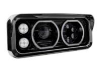Picture of Trux Rectangular Halo LED Projector Headlight Assembly