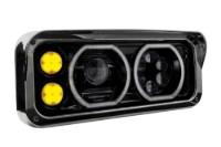 Picture of Trux Rectangular Halo LED Projector Headlight Assembly