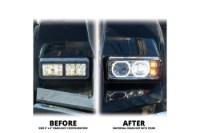 Picture of Trux Rectangular Halo LED Projector Headlight Assembly