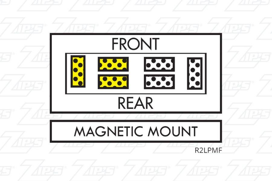 Picture of Whelen Responder LP R2 Series Super LED Mini Light Bar Polycarbonate Base