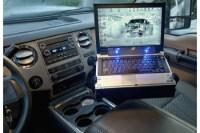 RAM Mounts No-Drill  Laptop Mount for 1999-2016 Ford F-250 - F750 + More Feature Close-up