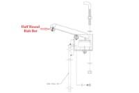 Picture of Miller DP Winch Half Round 13 3/4" Rub Bar