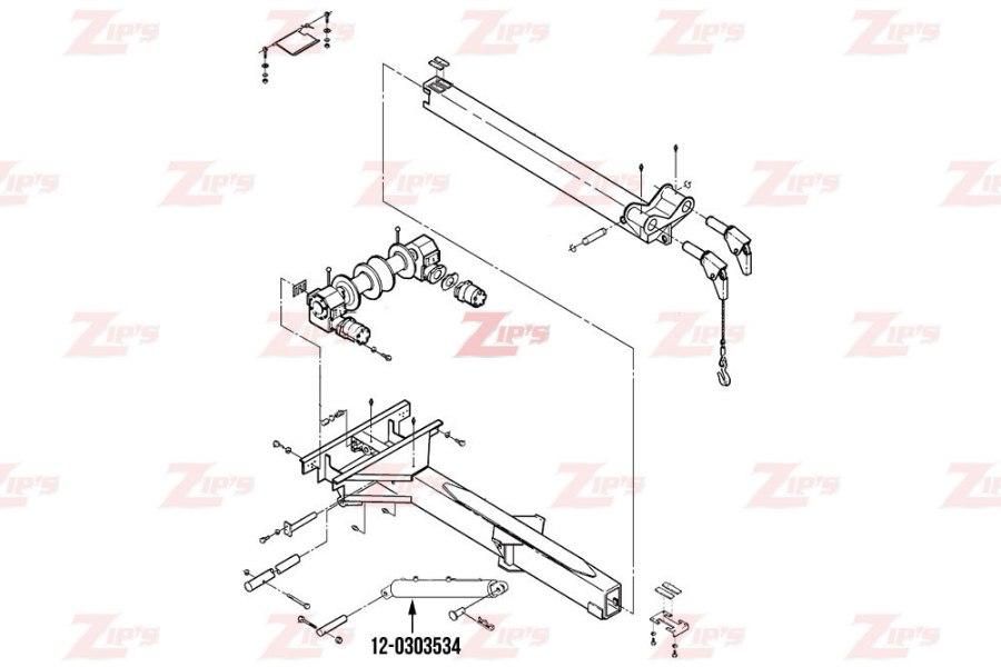 Picture of Miller Boom Lift Cylinder Holmes HP552