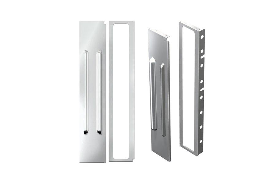 Picture of Trux 15" Multifit Louvered "Glow Trim" Air Cleaner LED Light Bars - Peterbilt