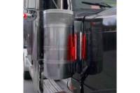 Picture of Trux 15" Multifit Louvered "Glow Trim" Air Cleaner LED Light Bars - Peterbilt