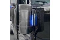 Picture of Trux 15" Multifit Louvered "Glow Trim" Air Cleaner LED Light Bars - Peterbilt