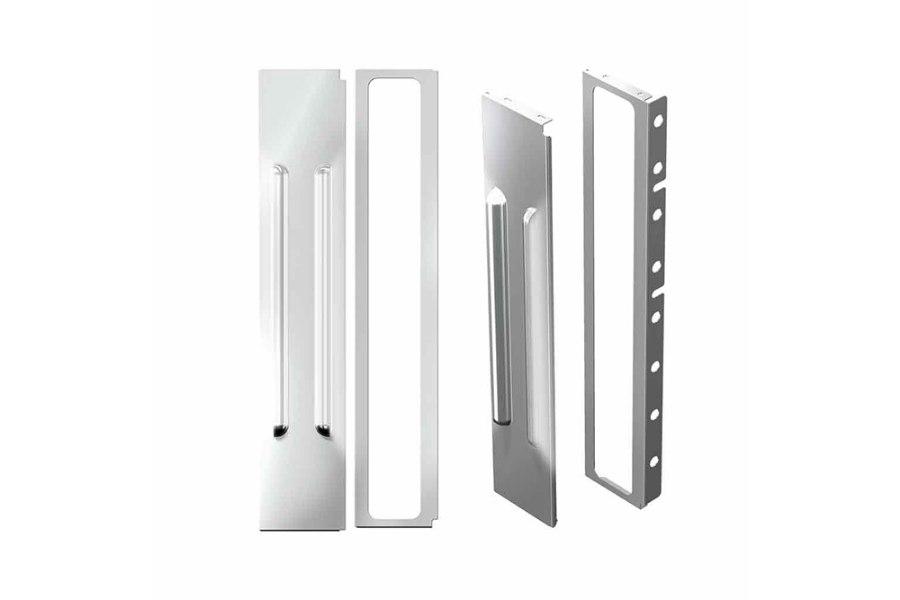 Picture of Trux 15" Multifit Louvered "Glow Trim" Air Cleaner LED Light Bars - Peterbilt