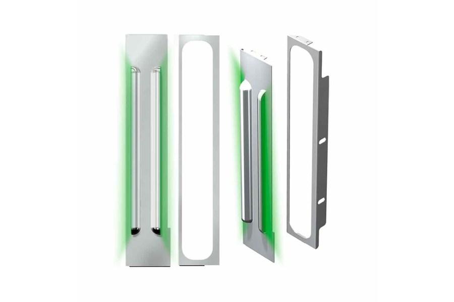 Picture of Trux 15" Multifit Louvered "Glow Trim" Air Cleaner LED Light Bars - Peterbilt