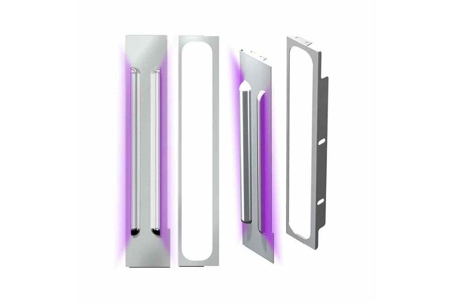 Picture of Trux 15" Multifit Louvered "Glow Trim" Air Cleaner LED Light Bars - Peterbilt