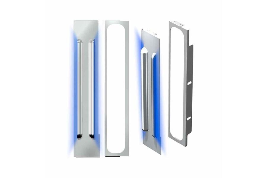 Picture of Trux 15" Multifit Louvered "Glow Trim" Air Cleaner LED Light Bars - Peterbilt