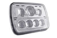 Picture of Trux LED Projection Headlight w/ Auxiliary Halo Oblong - Combonation High/LowBeam