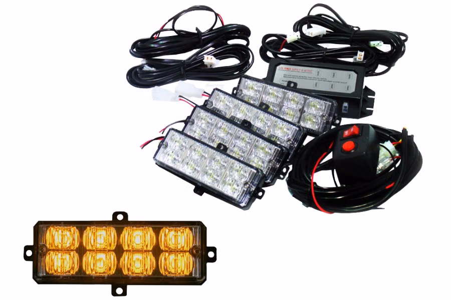 Race Sport L.E.D Grill Strobe Light Kit Additional view