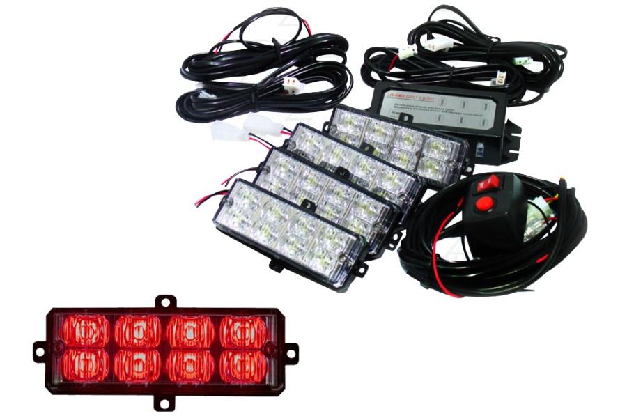 Race Sport L.E.D Grill Strobe Light Kit Alternate View