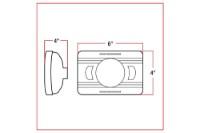 Picture of Trux 4x6in LED Projector Headlight - Heated