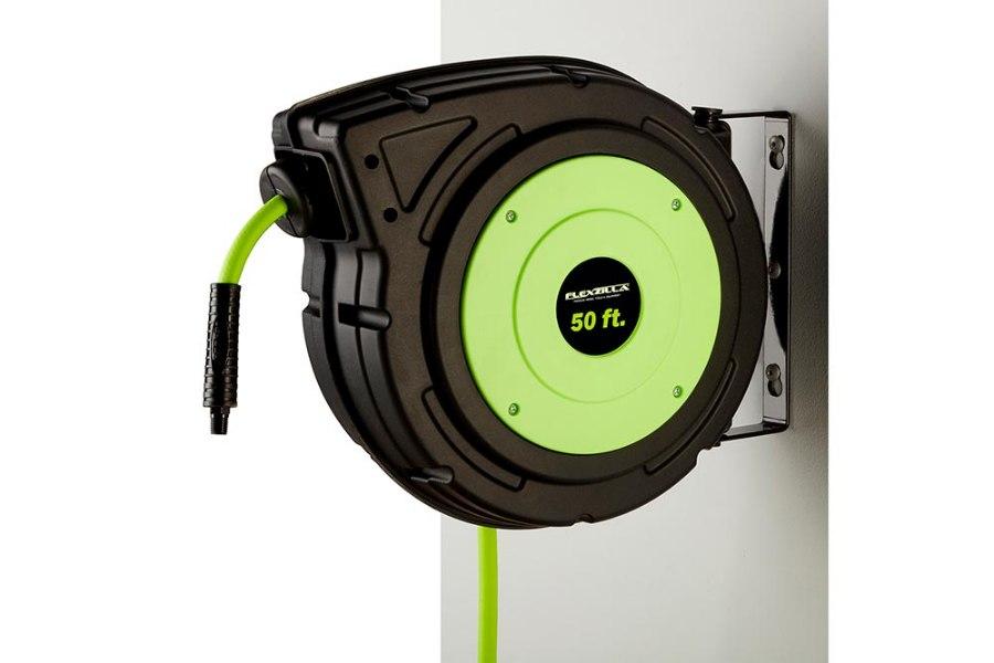 Picture of Flexzilla Enclosed Plastic Retractable Air Hose Reel, 3/8" x 50'