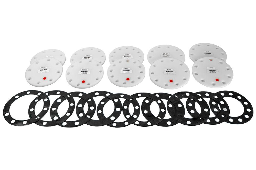 Axle Caps 10-Piece Motorcoach Axle Cap Set | Zip's