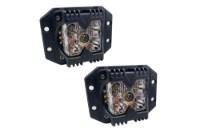 Picture of Race Sport Auxiliary LED Flush Mount Light w/ Amber Side Strobe Lights