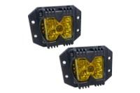 Picture of Race Sport Auxiliary LED Flush Mount Light w/ Amber Side Strobe Lights