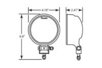 Picture of Truck-Lite Round 6 Diode 4" LED Work Light - Black Housing