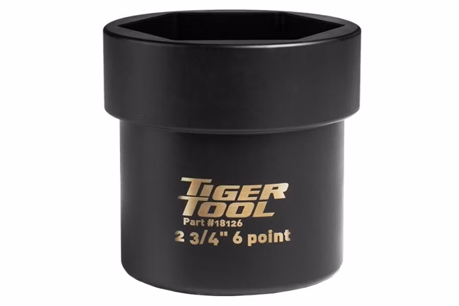 Picture of Tiger Tool 6 Point Axle Nut Socket w/ Various Sizes