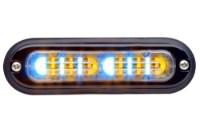 Whelen Ion T-Series Duo Color Super LED Lighthead with Clear Lens Alternate View