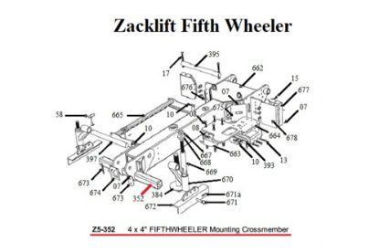 Picture of Zacklift Mounting Crossmember 4" x 4"