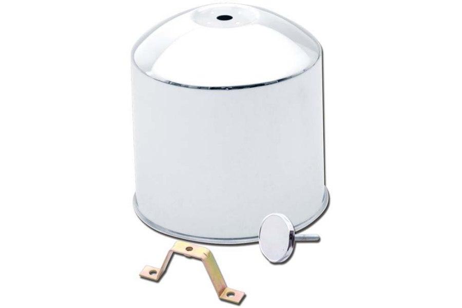 Picture of Phoenix Stainless Steel QuickTrim Left Rear Hub Cover Kit 6.5" Diameter 3" Center Bolt 10 Lug 33 MM MD Trucks