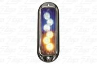 Picture of Whelen TIR6 Super-LED Flashing Warning Lights, Vertical Mount, Amber