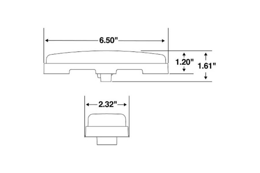 Picture of Truck-Lite Oval Sequential Arrow 60 Series 25 Diode LED w/ Mounting Option