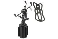 RAM Mounts X-Grip with RAM-A-CAN II Cup Holder Mount for 7"-8" Tablets Additional Angle
