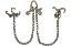 Picture of B/a Products Low Profile V-Chain with R/T/Datsun J Hooks G70 (3' ONLY)