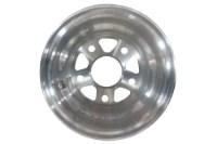 Picture of Collins Dolly Replacement Wheel Aluminum Slotted Diamond Cut Finish 8" x 3.75"
- Wheel Only