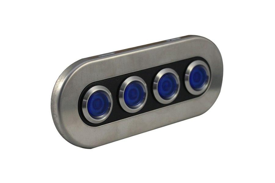 Picture of Race Sport On/Off Pre-Wired and Fused Blue LED Switch