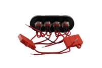 Picture of Race Sport On/Off Pre-Wired and Fused Blue LED Switch