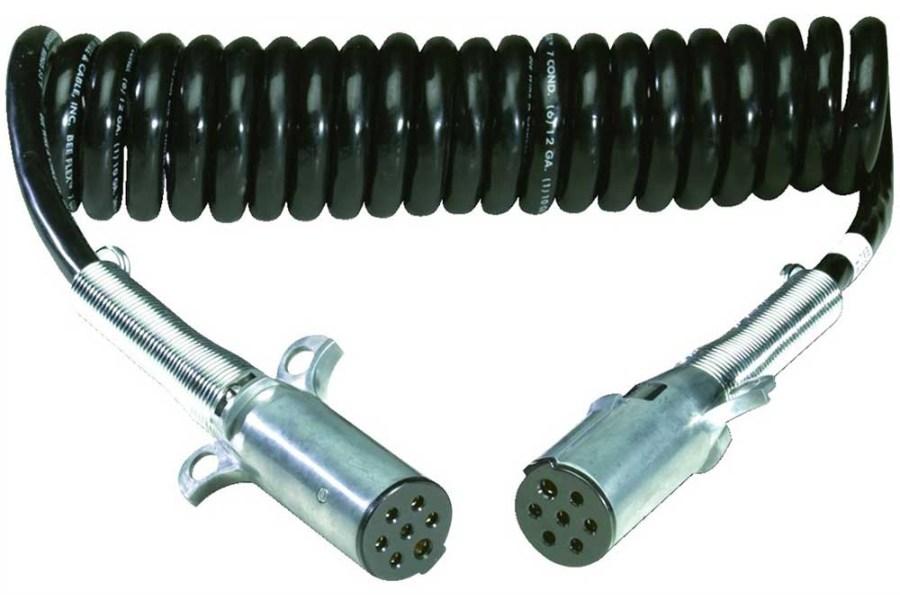 Picture of United Safety Accessories 7-Way Coiled Cable