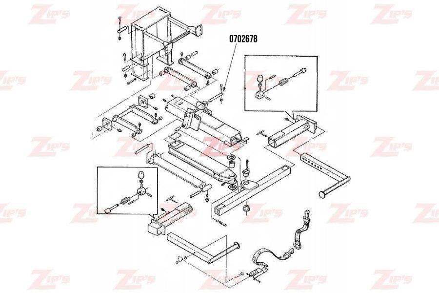 Picture of Miller Lower Lift Cylinder Pin Century Formula II