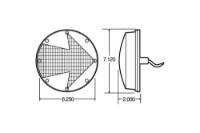 Picture of Truck-Lite Round 90 Series Aux Turn Signal Direction Arrow