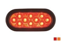 Picture of Federal Signal SignalTech 6-1/2" Oval LED Turn Light Kit, Red