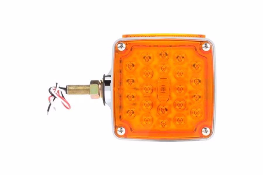 Picture of Truck-Lite Square 24 Diode Red/Amber LED Pedestal Light