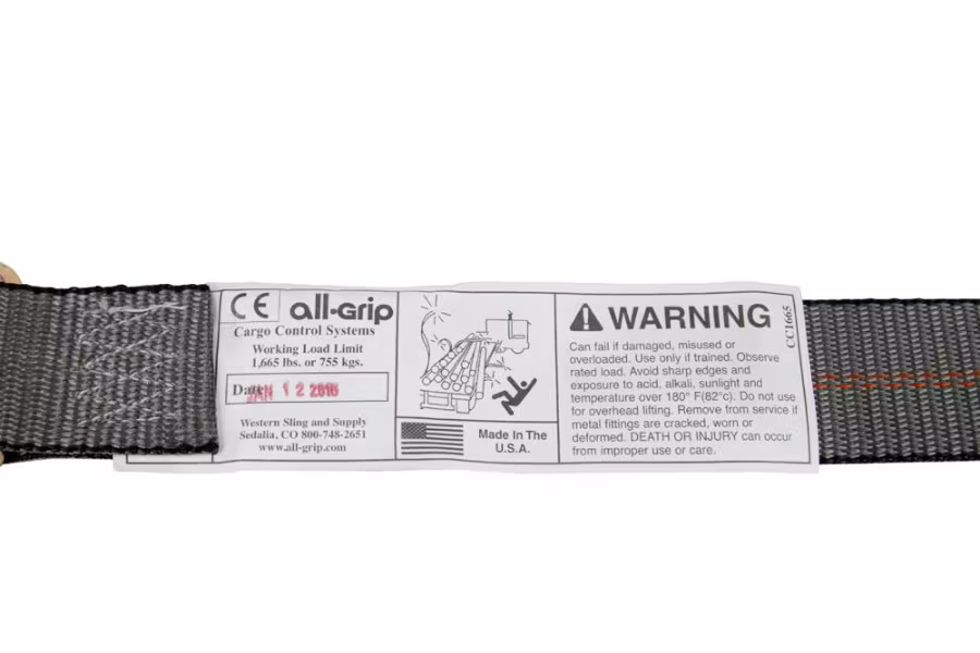 Picture of All-Grip Tie Down Strap w/ Chain Ratchets