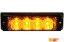 Picture of ECCO 4-LED Warning Light, Surface Mount, Class 1, Amber