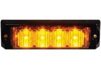 Picture of ECCO 4-LED Warning Light, Surface Mount, Class 1, Amber