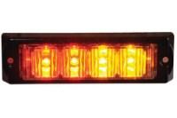 Picture of ECCO 4-LED Warning Light, Surface Mount, Class 1, Amber